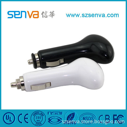Hot Sale Car USB Charger with CE/RoHS/UL (XYXH-C-5W-5V-01-12)